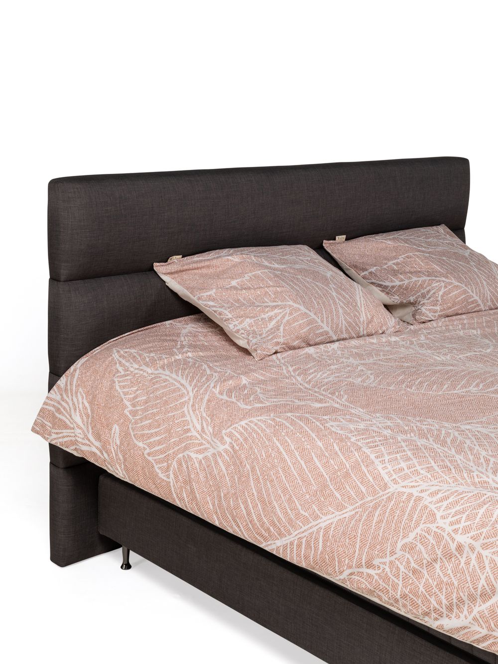 Boxspring LIGNE incl. matras en topper - Antraciet INR SEL BX1820