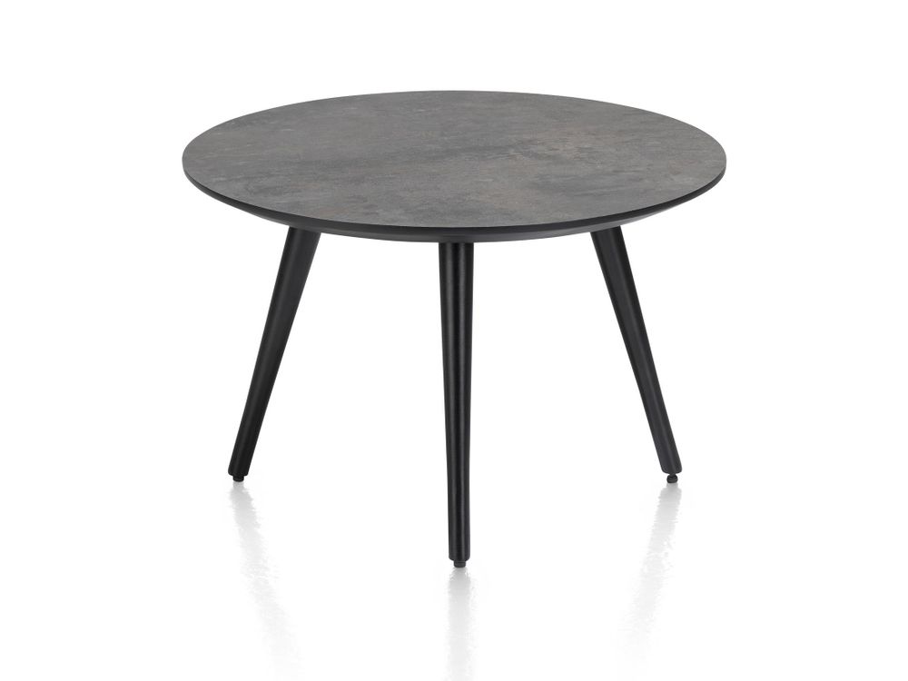 Salontafel rond 60 cm MAZE - Railway brown HEH 45937-ANT