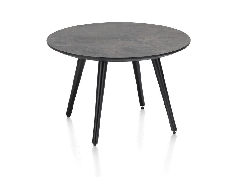 Salontafel rond 60 cm MAZE - Railway brown HEH 45937-ANT