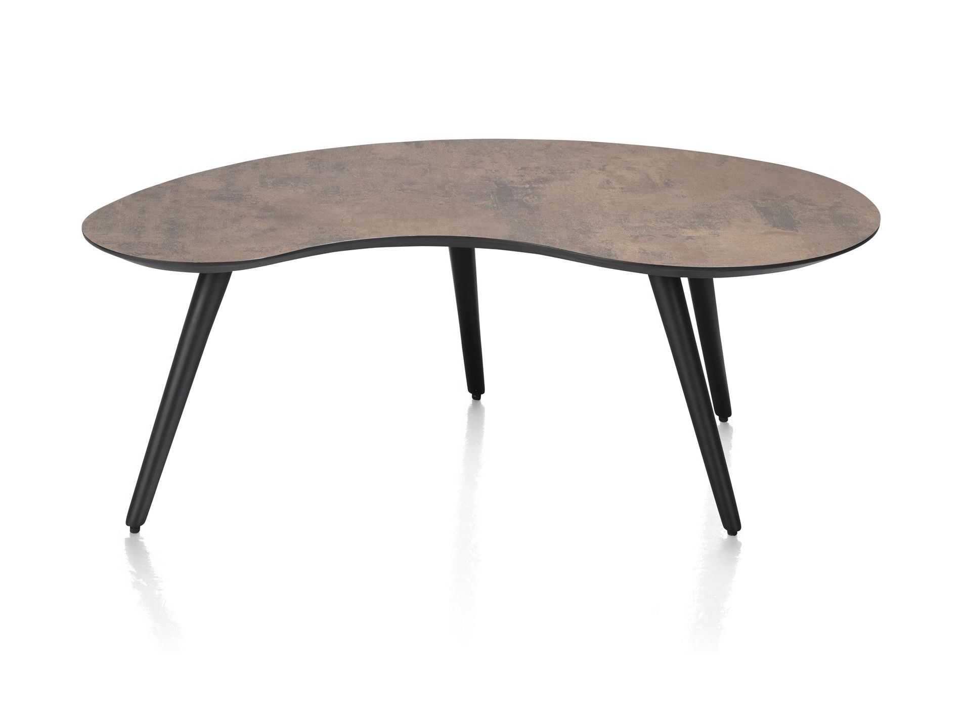 Salontafel MAZE - Niervormig - Roest