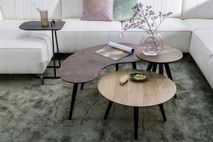 Salontafel MAZE - Niervormig - Roest HEH 45940-ROE