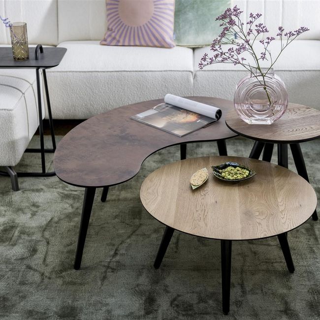 Salontafel MAZE - HPL roest