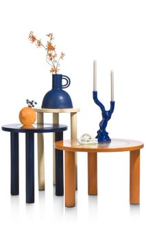 Bijzettafel BILLY - Blauw CCM 47776BLW