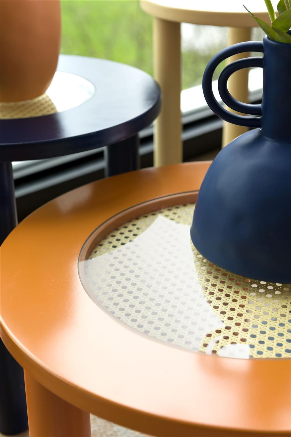 Bijzettafel BILLY - Blauw CCM 47776BLW