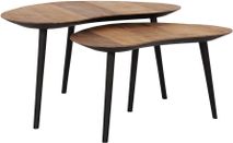 Salontafel set ORGANUS - Gerecycleerd teakhout DTP HI 301180