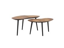 Salontafel set ORGANUS - Gerecycleerd teakhout DTP HI 301180