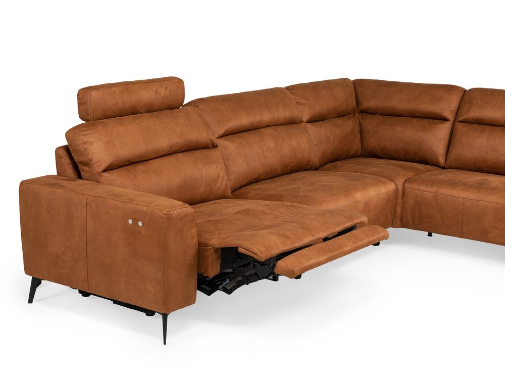 Hoekzetel met relax LIBERTY A1X - Cabrio cognac MXF LA1X HKS