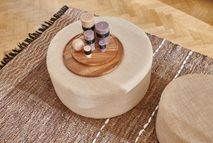 Poef DELILAH - Ecru PMX 38695-ECR-15