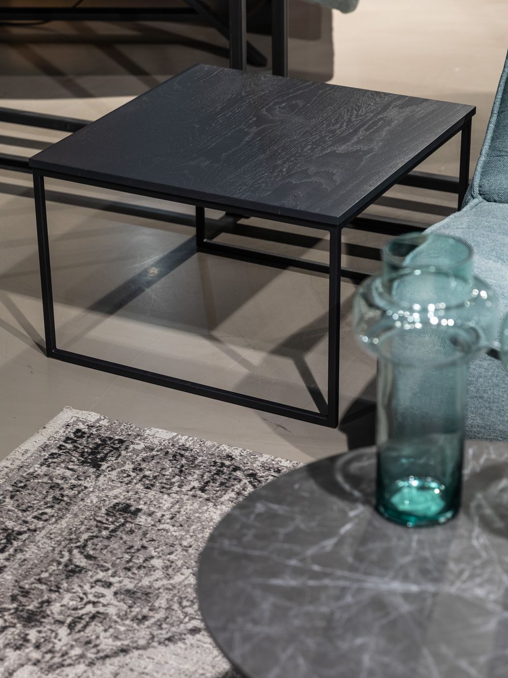 Salontafel STEEL vierkant - Dusk grey BKS ST SA60