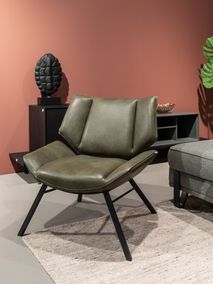 Fauteuil TATUM - Laredo groen leder XOO 48500-25