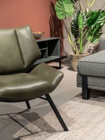 Fauteuil TATUM - Laredo groen leder XOO 48500-25