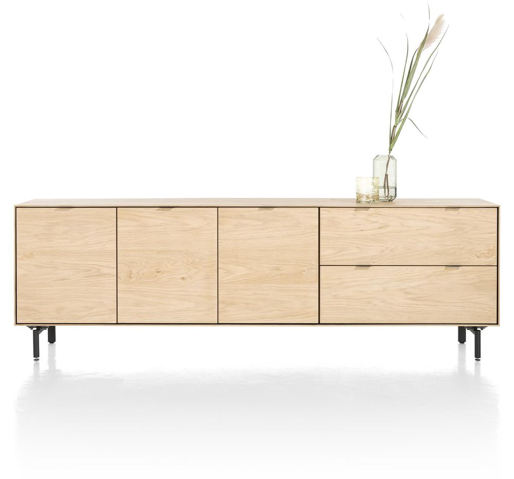 Dressoir 240 cm ELEMENTS 3 deuren/2 laden - Nature XOO 46120-NAT