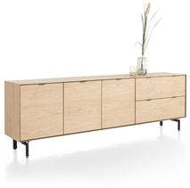 Dressoir 240 cm ELEMENTS 3 deuren/2 laden - Nature XOO 46120-NAT
