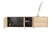 Dressoir 240 cm ELEMENTS 3 deuren/2 laden - Nature XOO 46120-NAT