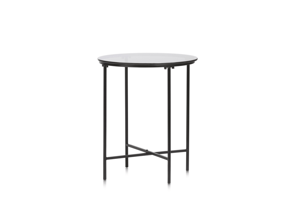 Bijzettafel NATHAN - Zwart CCM 47768ANT