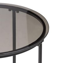 Bijzettafel NATHAN - Zwart CCM 47768ANT