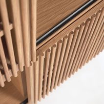 Boekenkast BEYLA - Massief eikenhout KAV LH0354M40