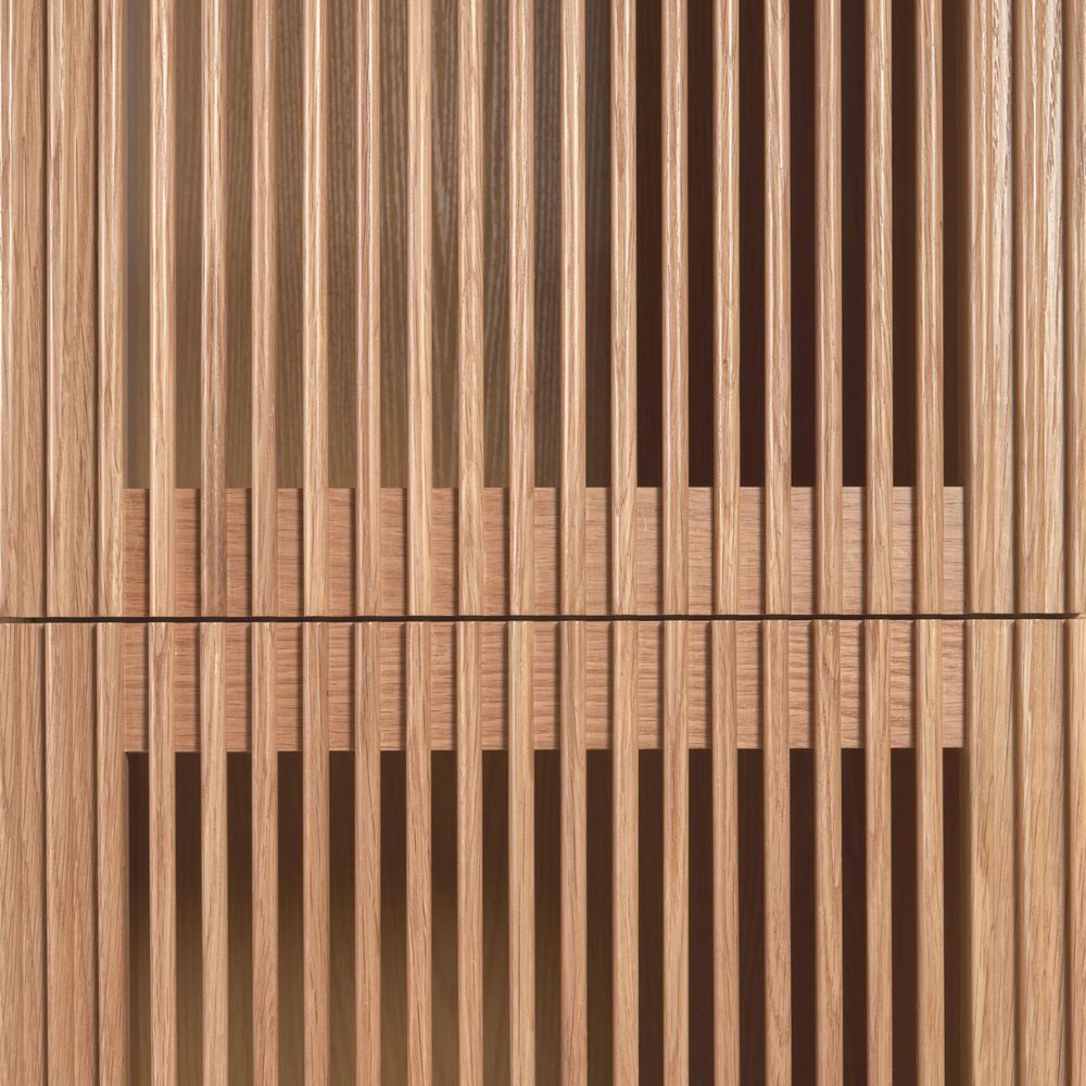 Boekenkast BEYLA - Massief eikenhout KAV LH0354M40