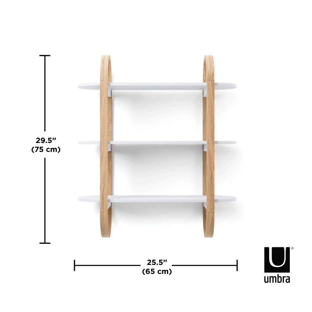 Wandplank BELLWOOD - Black walnut UBA 1016859-668