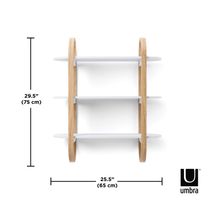 Wandplank BELLWOOD - Black walnut UBA 1016859-668