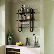 Wandplank BELLWOOD - Black walnut UBA 1016859-048
