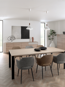 Dressoir FAMOUS groot - Fresh oak/ivory C-MXF FM DR3D3L TZ