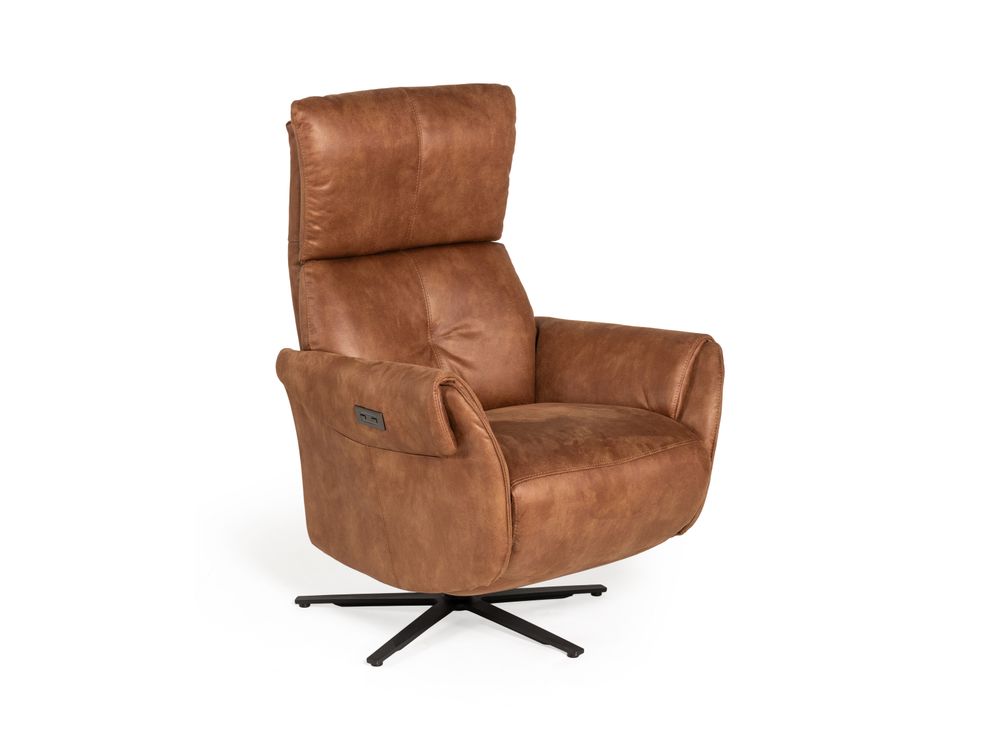 Elektrische relaxfauteuil DM - Cognac HTL DM FA
