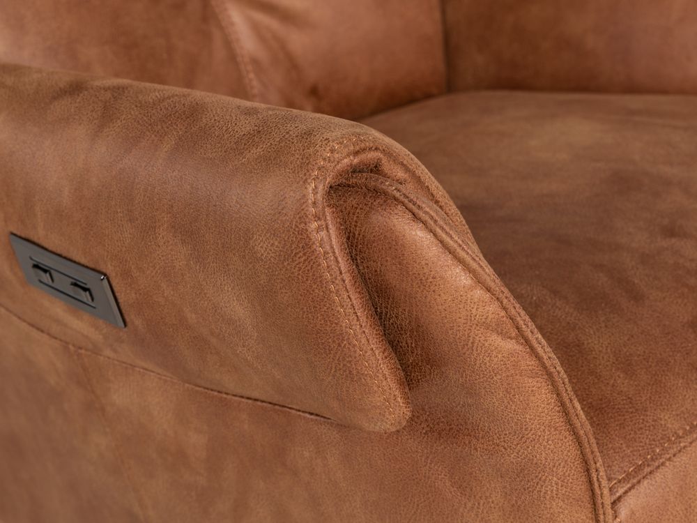 Elektrische relaxfauteuil DM - Cognac HTL DM FA