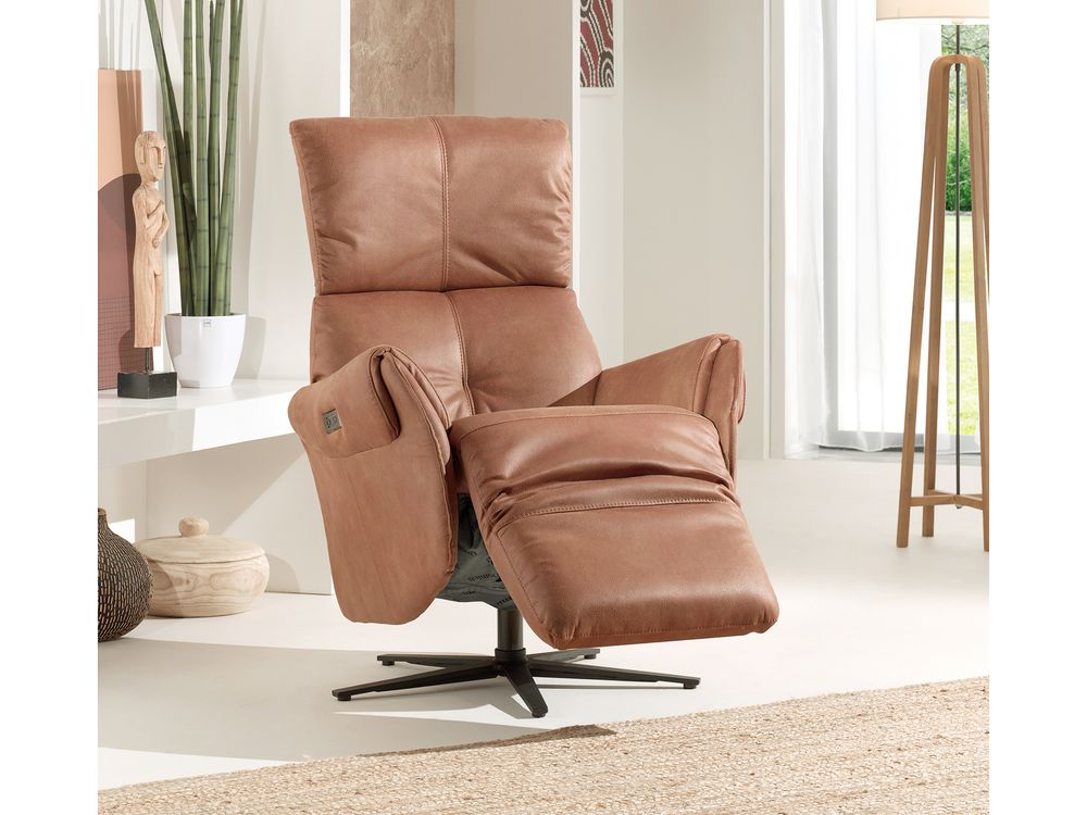 Elektrische relaxfauteuil DM - Cognac HTL DM FA