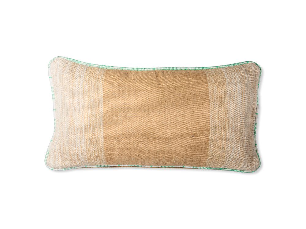 Kussen hand woven wool - Camel HKI TKU2138