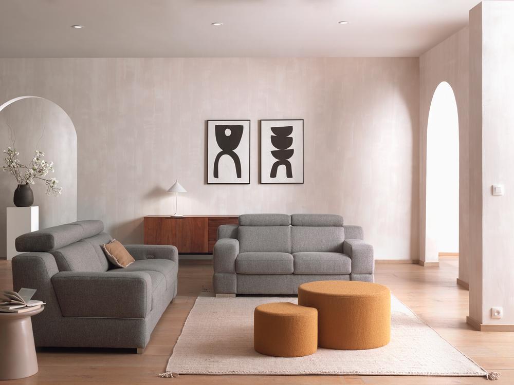 Canvas met kader EQUILIBRO - Zwart PMX 39133-BLA-05