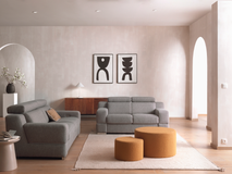 Canvas met kader EQUILIBRO - Zwart PMX 39133-BLA-05