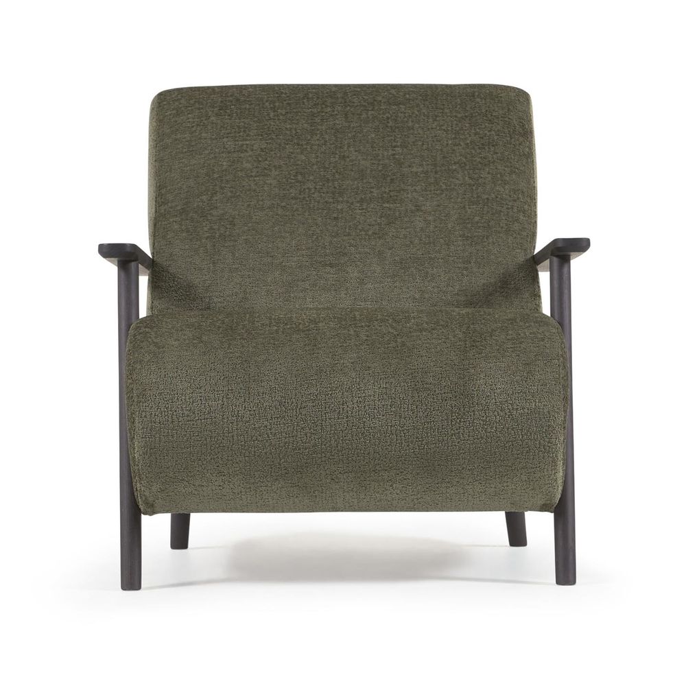 Fauteuil MEGHAN - Parelkleurig chenille KAV S517BG19