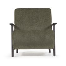 Fauteuil MEGHAN - Parelkleurig chenille KAV S517BG19