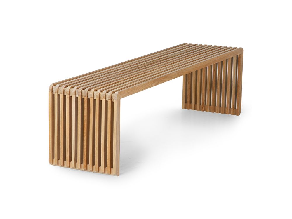 Bank met latjes - Teakhout HKI MZM4911