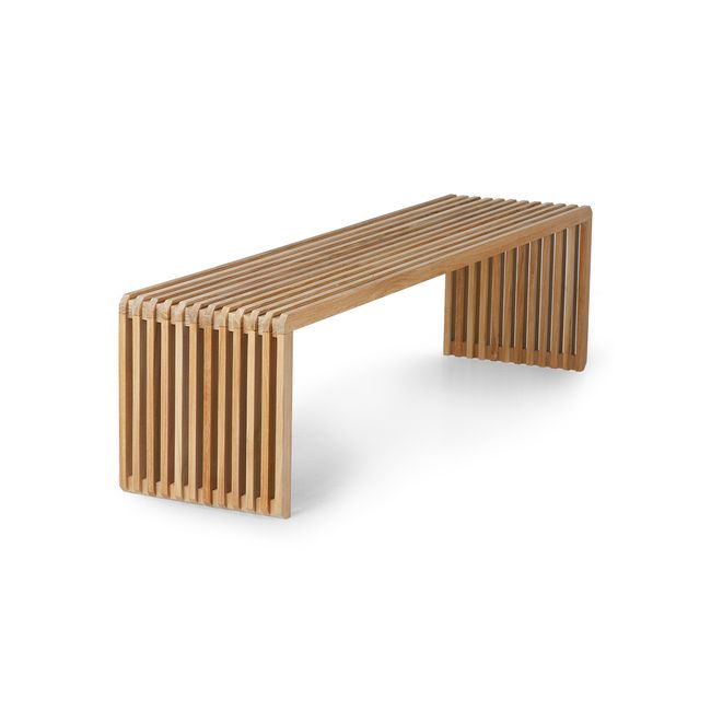 Bank met latjes - Teakhout