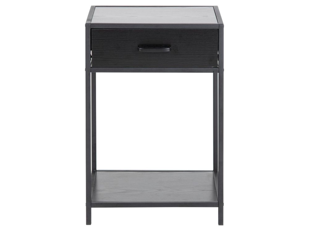 Nachttafel SEAFORD - Zwart ACT-88-000001