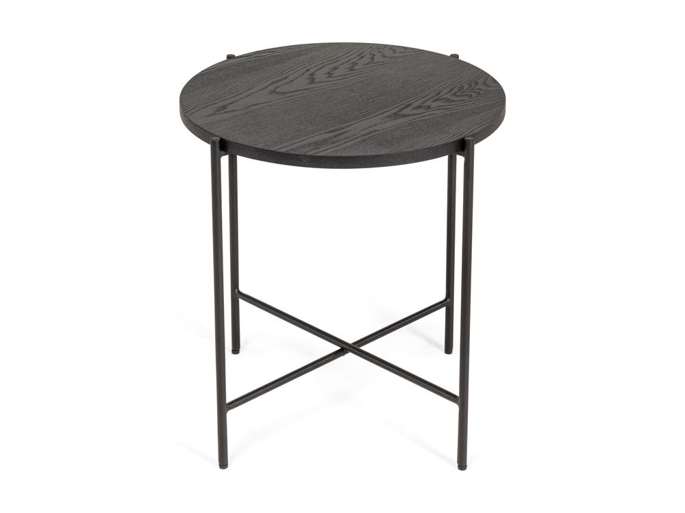 Hoektafel DUNES - Black ash DEZ-46-000002-ZW