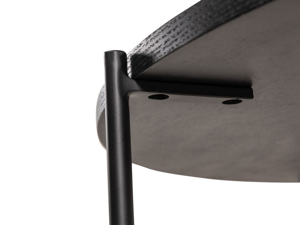Hoektafel DUNES - Black ash DEZ-46-000002-ZW