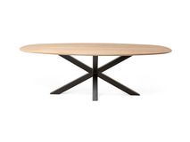 Eetkamertafel GLASGOW - Smoked Oak FDF-18-000006
