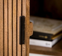 Wijnkast TWEAK - Massief Mango zandkleur ZLS 2398-16ZA