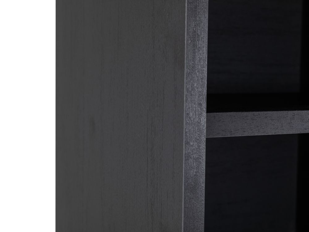 Boekenrek MUNDO - Malamine zwart DFR MU BK402MU