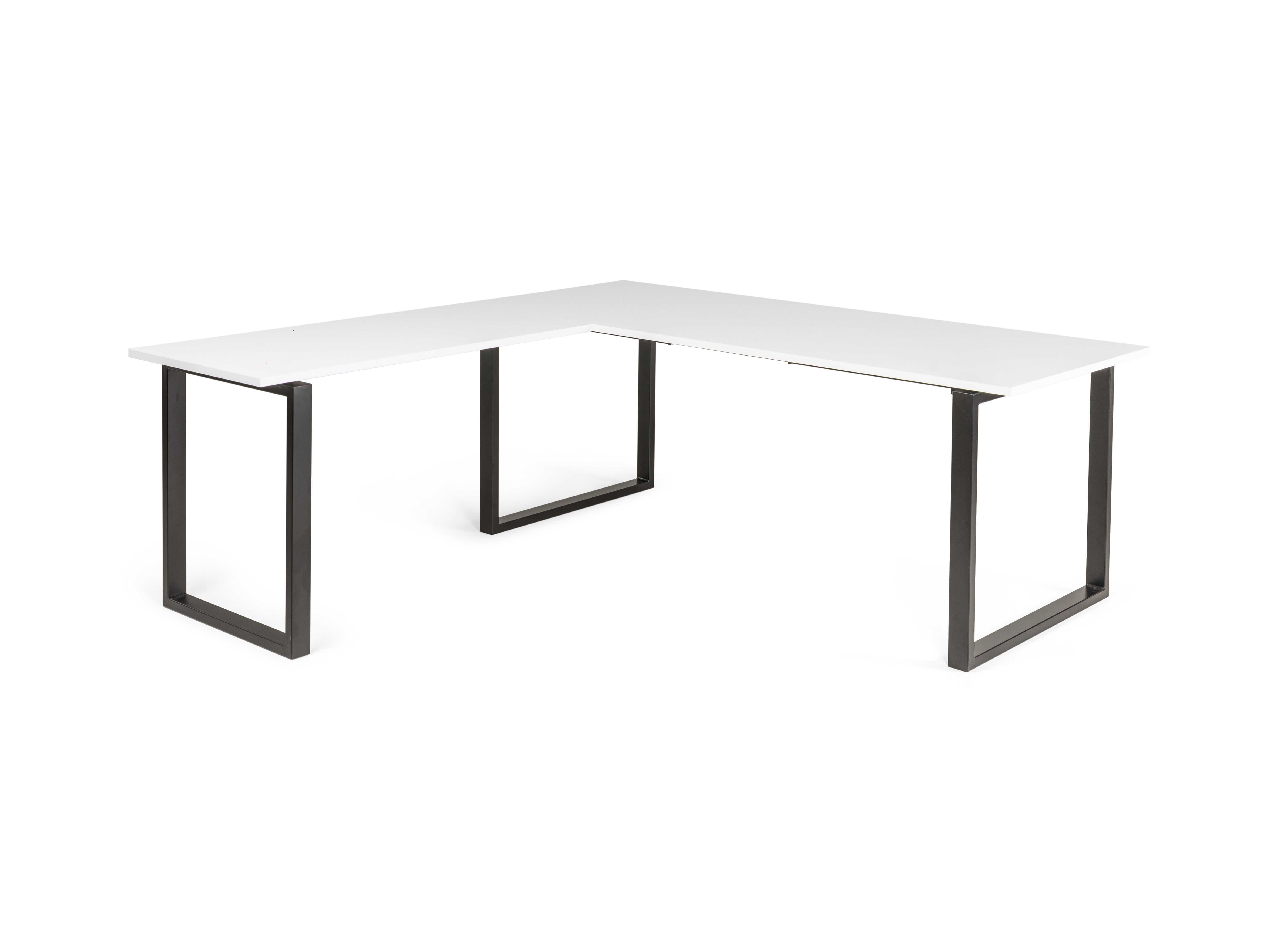 Aanbouwstuk bureau MUNDO - Melamine wit