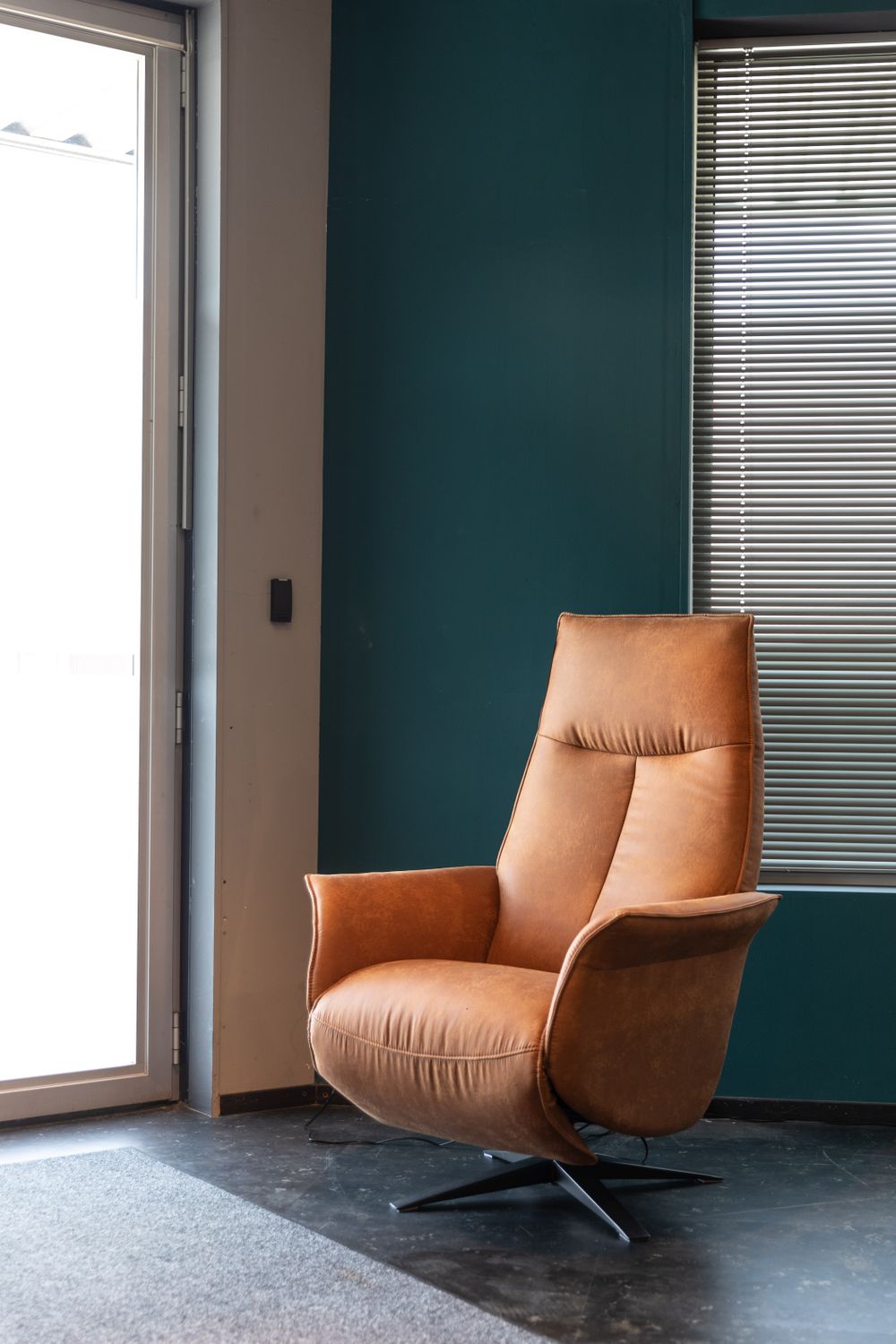 Elektrische relaxfauteuil JILL - Fendy walnut DEZ JI RX