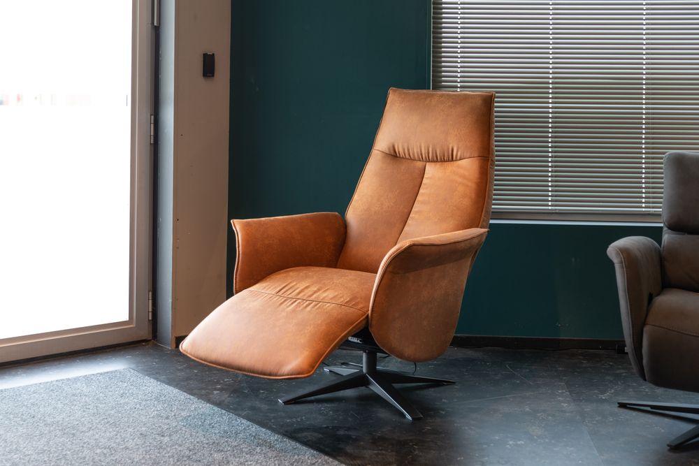 Elektrische relaxfauteuil JILL - Fendy walnut DEZ JI RX