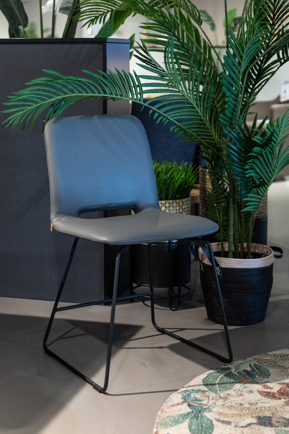 Eetkamerstoel PAMP - Grijs/metaal MOB PM STV-A