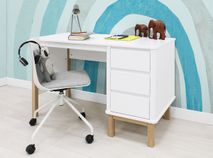 Bureau MIKA - Wit/eiken BOP MK BU