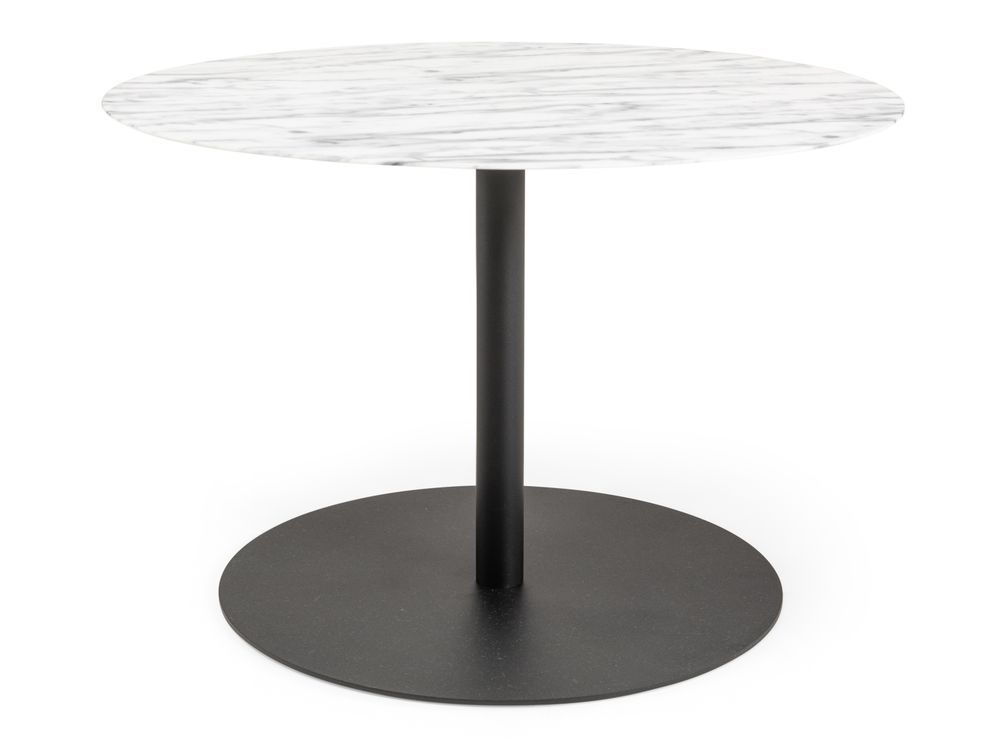 Bijzettafel SNOW - Wit marmer rond ZVR 2300151
