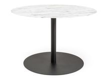 Bijzettafel SNOW - Wit marmer rond ZVR 2300151