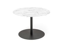 Bijzettafel SNOW - Wit marmer rond ZVR 2300151